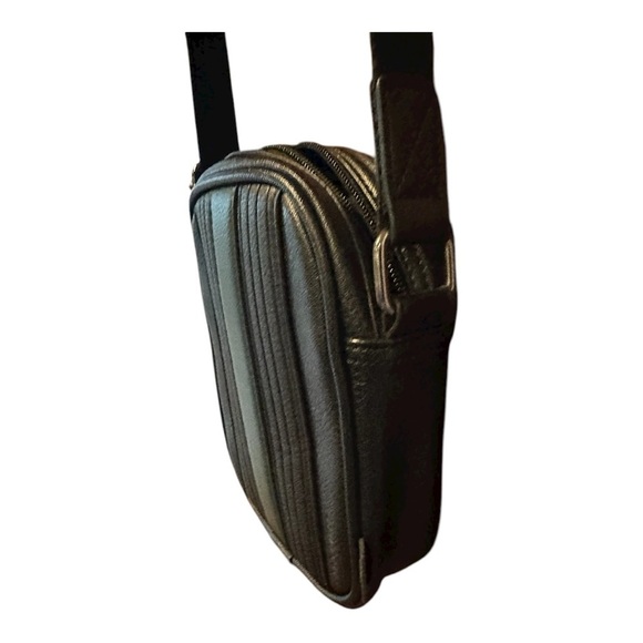 Ted Baker Black and Dark Green Crossbody Bag - Picture 5 of 9